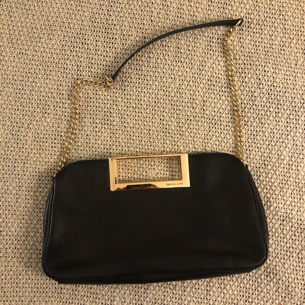 Michael Kors Large Black Clutch / Purse